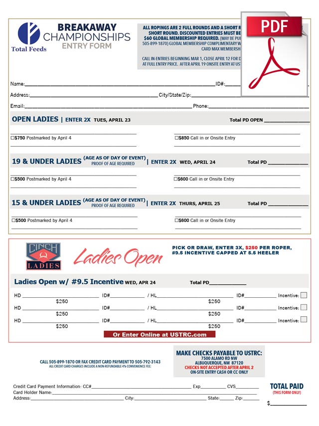 Entry Forms