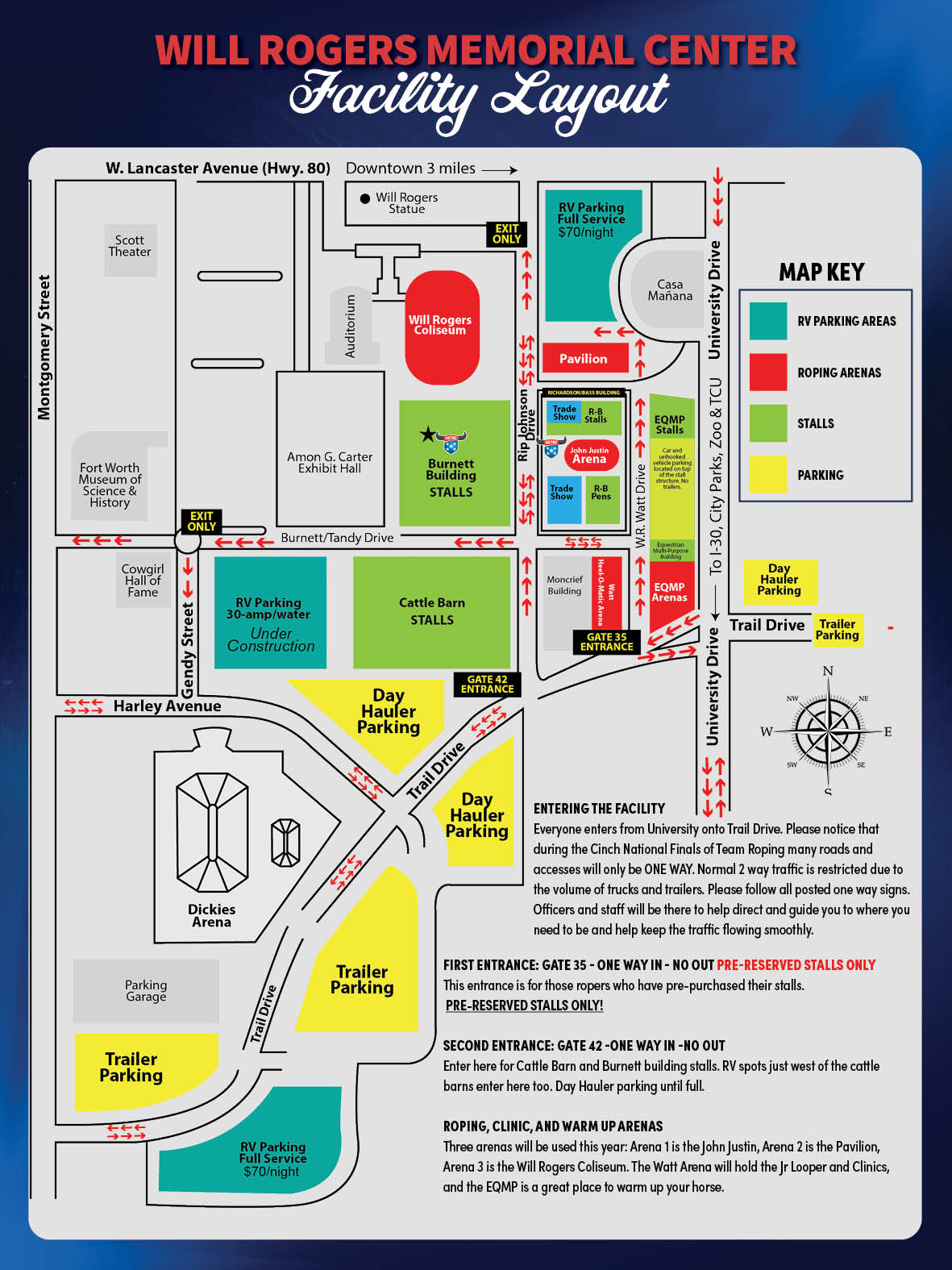 2024 USTRC Finals Facility Map