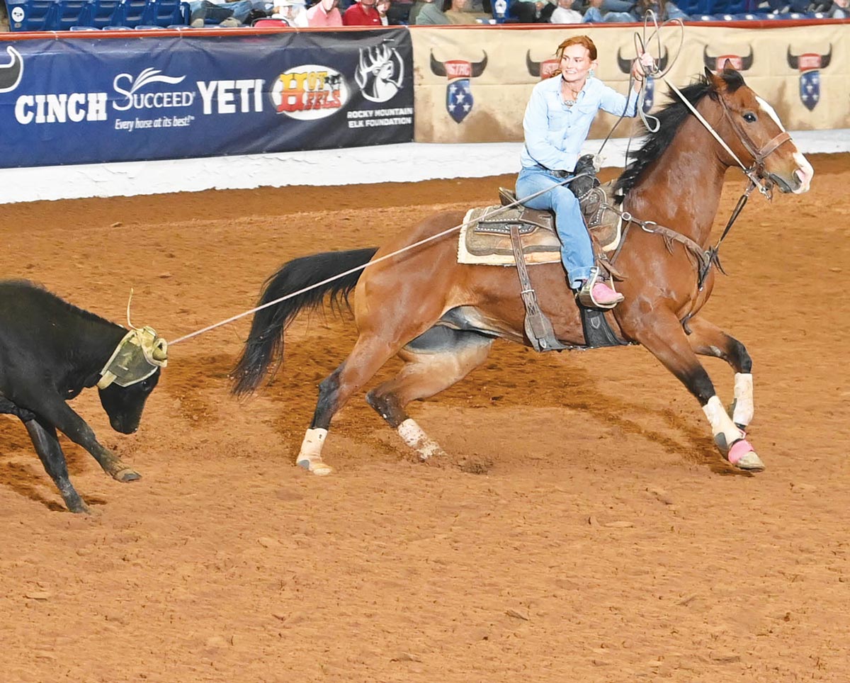 2024 Cinch Ladies Champion Header, Caroline Taylor